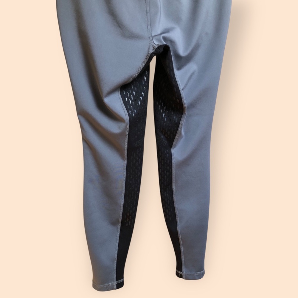 KERRITS Women’s Riding Pants Grey Black Equestrian Horses Riding Comfort Large - Picture 10 of 16